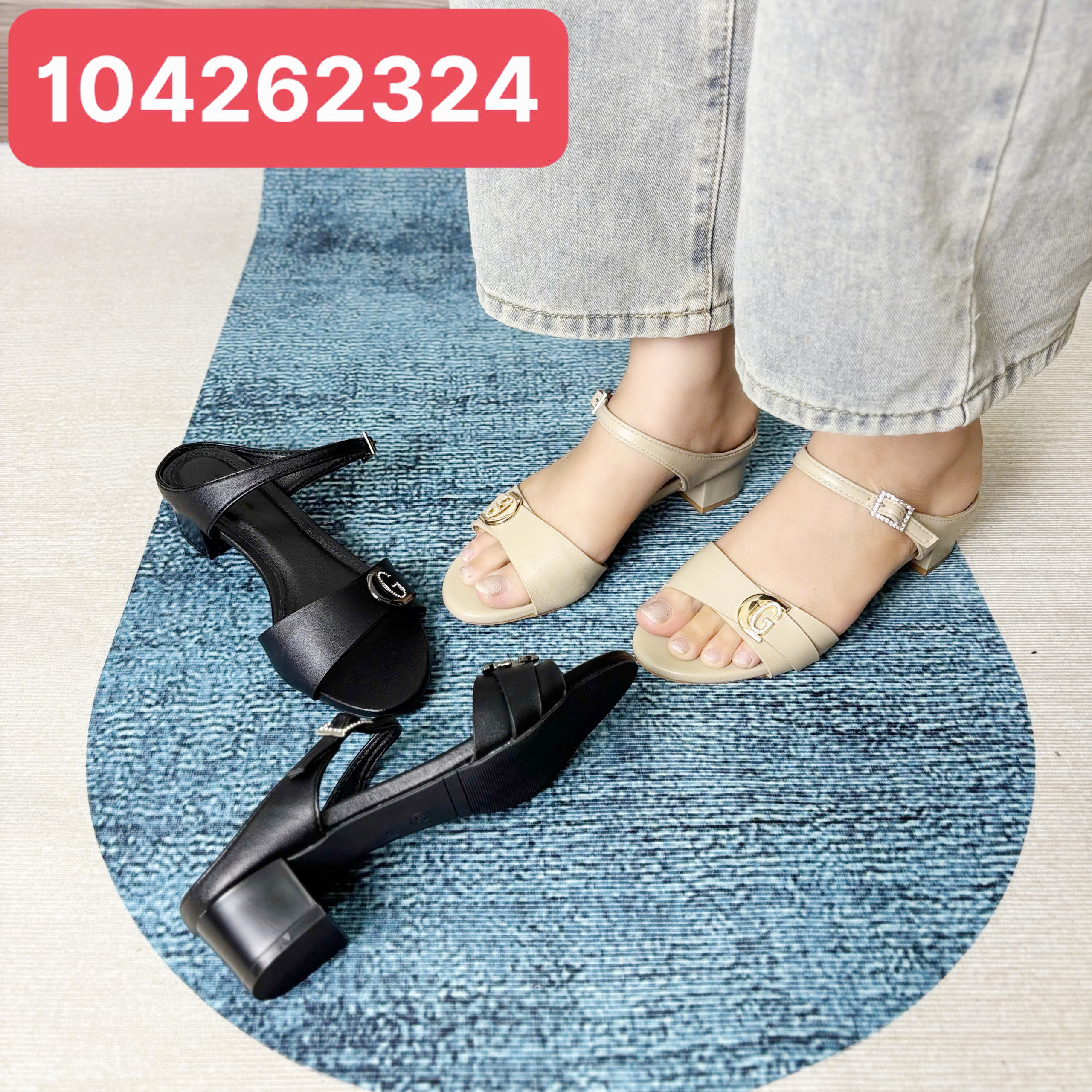 Sandal cao gót 3 CM - Mã Đặt Hàng 104262324