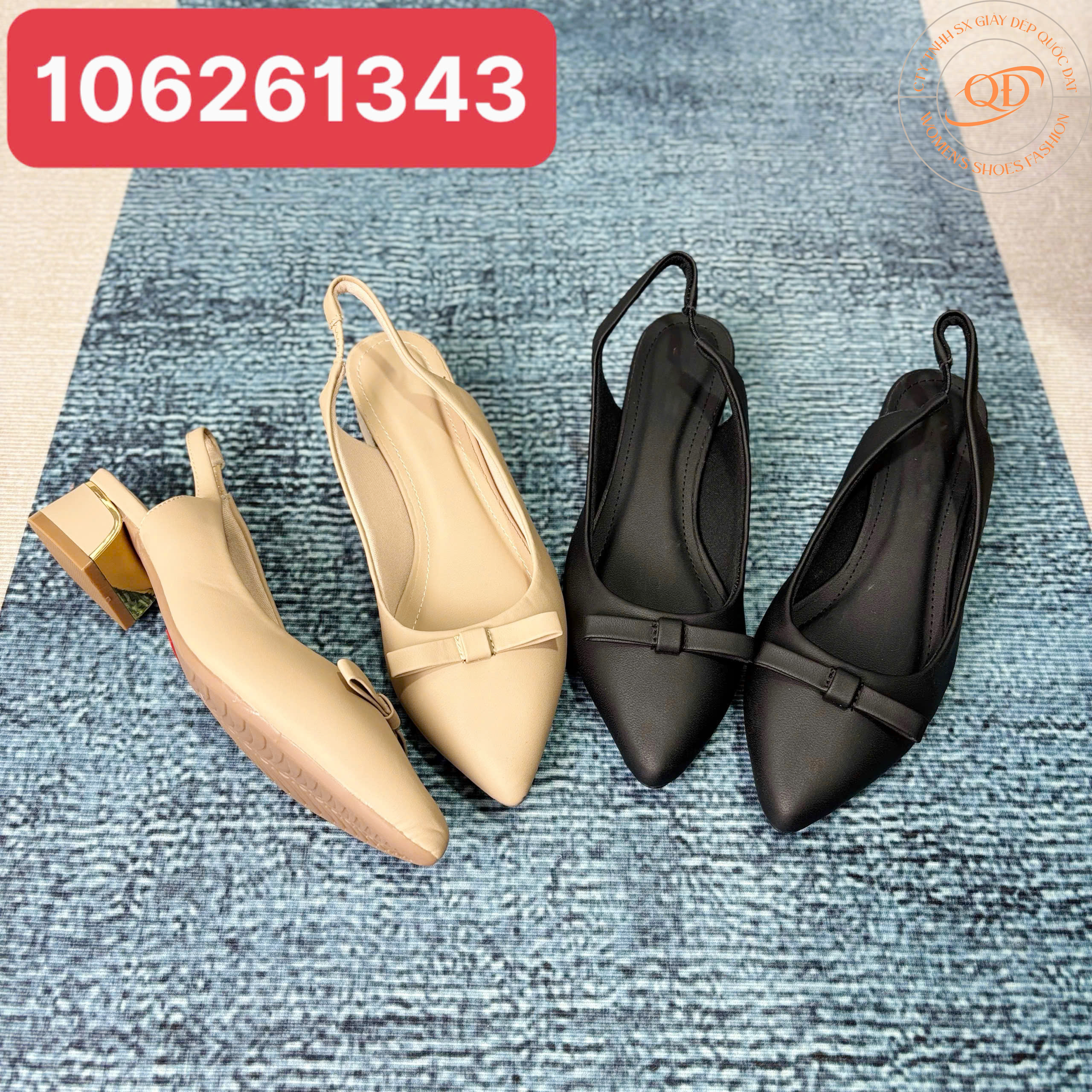 Sandal bít mũi 3 CM - Mã Đặt Hàng 106261343