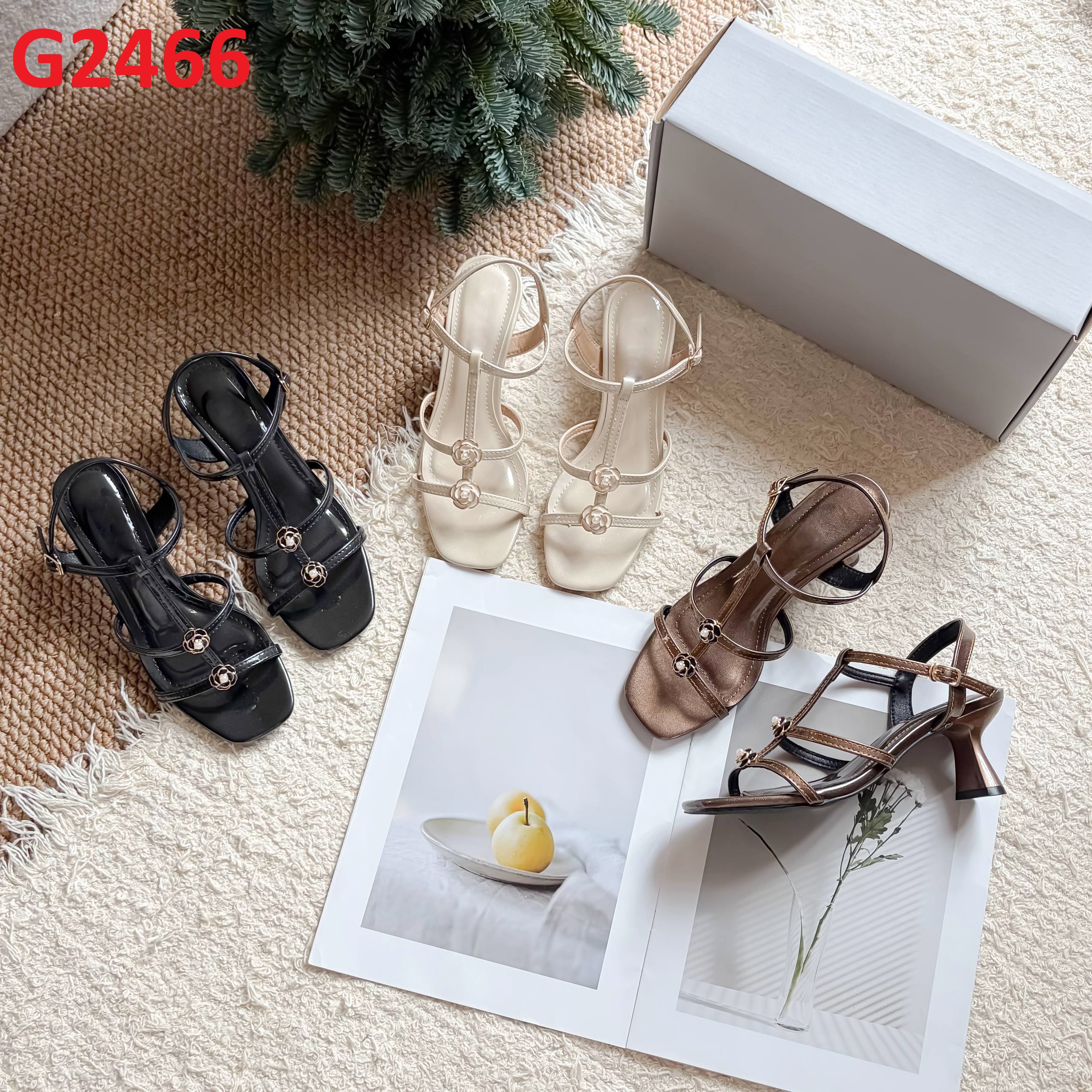 Sandal cao gót 6 cm - Mã Đặt Hàng G2466