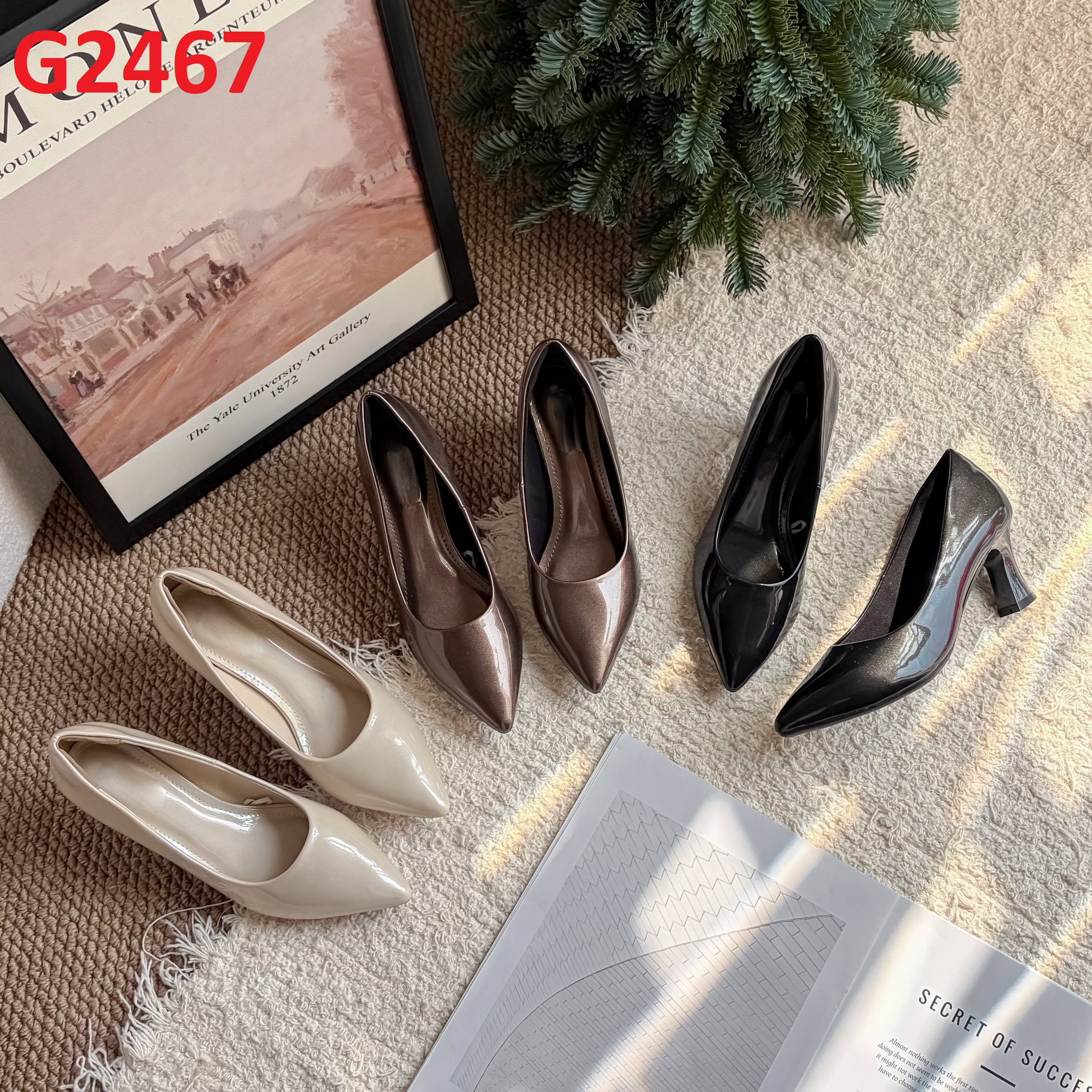 Giày cao gót bít 5CM  - Mã Đặt Hàng G2467