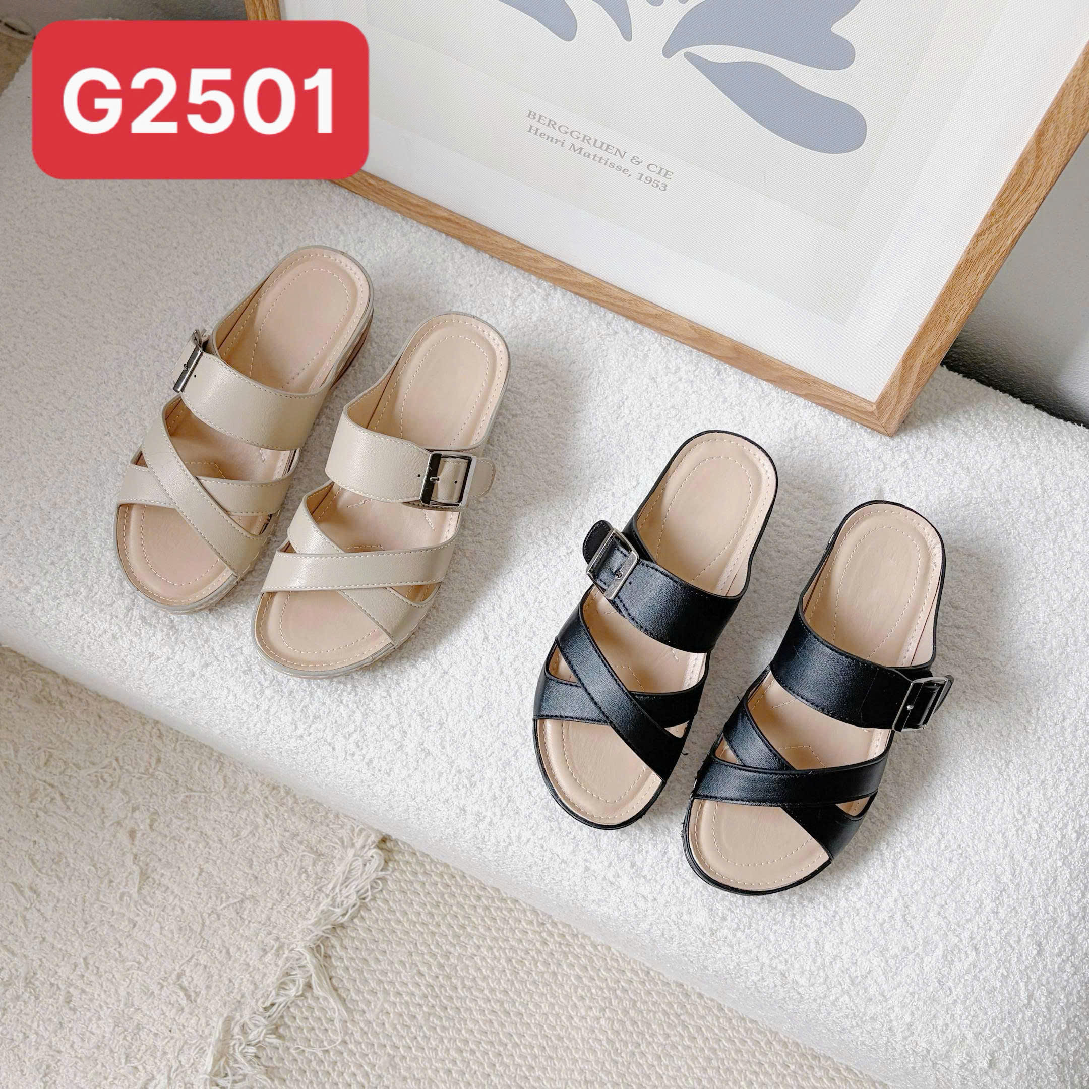 Sandal đế xuồng  - Mã Đặt Hàng G2501