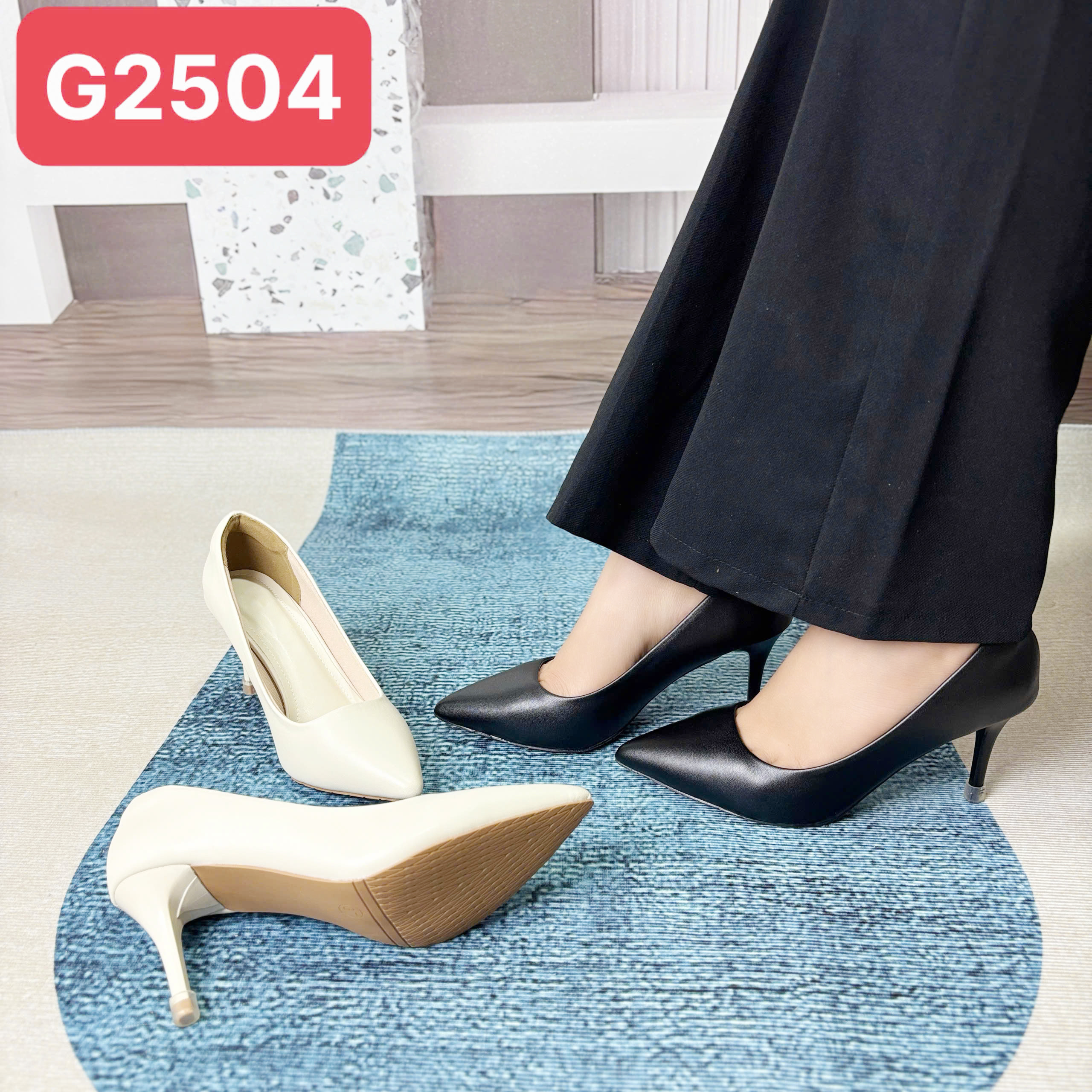 Giày cao gót bít 7CM  - Mã Đặt Hàng G2504