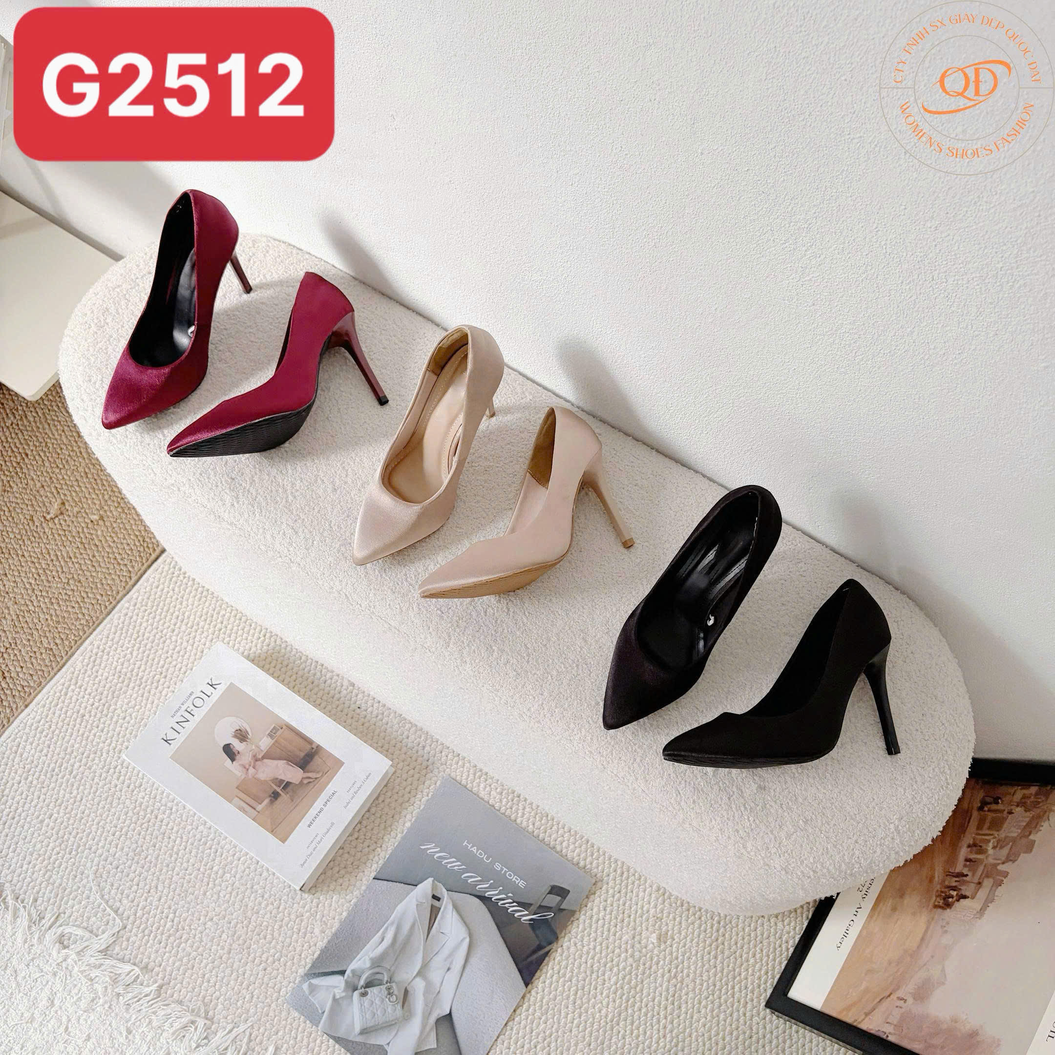 Giày cao gót bít 9CM  - Mã Đặt Hàng G2512